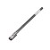 Gel pen, 0.38 mm, black, transparent case, aer -piece, needle writing node