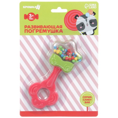 The rattle of "Sweets: Star", with elastic elements, Broke I-8
