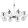 Harmi chandelier 8xe27 40W silver 62x62x41 cm Bayerlux