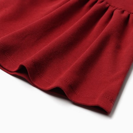 Платье и повязка Крошка Я Cherry Red, рост 80-86, вишневый-3