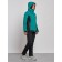 Ski costume female winter, size 42, dark green color