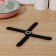 Hot stand is folding, black color