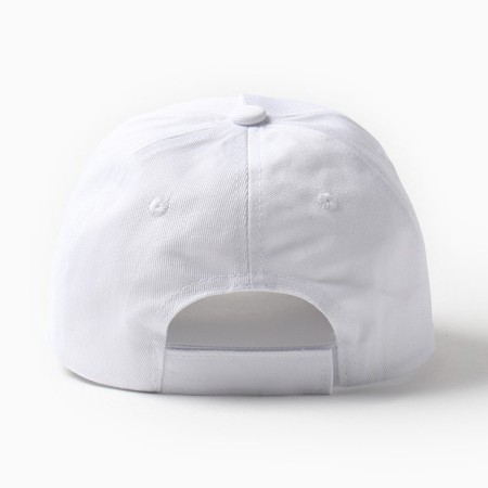 Cap for girls Minaku "heart" color white, rn 52-2
