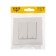 TOT GLOSSY GLASS, 10 A, 2 keys, backlight, hidden, glass, white