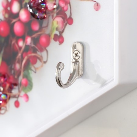 Decorative hooks 3 hooks "Berry Wreath" 34x30 cm-2