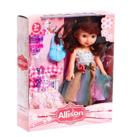 Classic "Christina" doll with clothes, with accessories-3