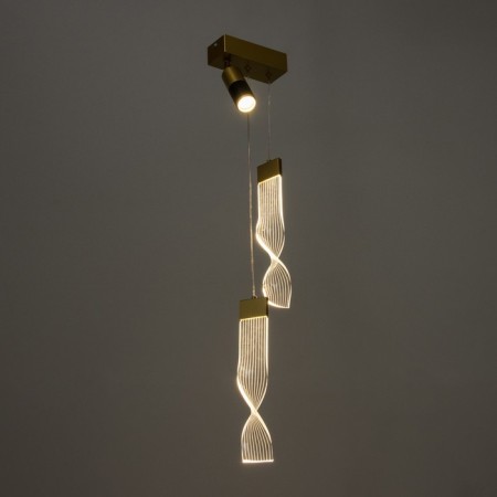 Lamp "Varum" LED 5+5+10W 3000-6000K Black 15x15x30-180cm-2