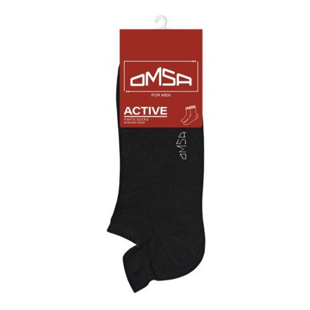 Men's socks with Omsa Active false fiery, size 39-41, Nero color