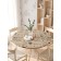 The tablecloth “Coffee newspaper”, round, oxford, elastic band, size 140x140 cm, diameter 105-120 cm