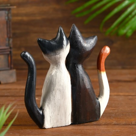 Interior souvenir "Cute couple of kittens" 20 cm-1