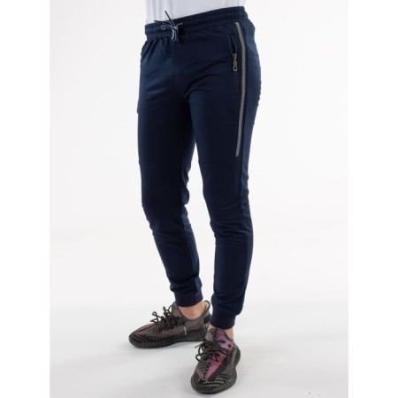 Sports pants for ISEE boys, height 152-158 cm, dark blue color-2