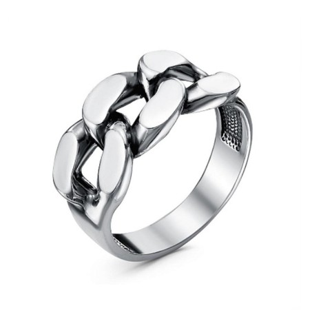 Ring "Chain", echoing with oxidation, 18 size