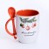 New Year's mug with a spoon of "magic moments", 350 ml