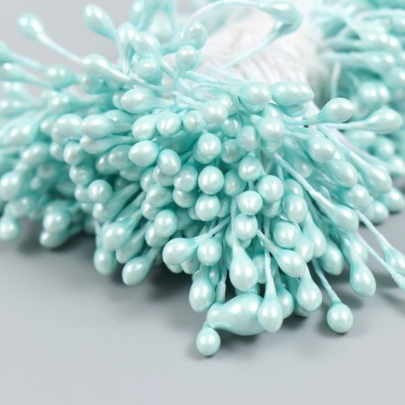 Stamens for flowers "droplets of Mint Gloss" set 300 pcs length 6 cm-2