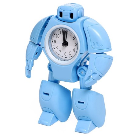 The robot "alarm", transforms, sound effects, blue color-1