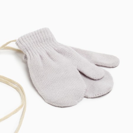 Mitten children's single -layer minku "plain", col. Gray, rr 14 (4-5 years)