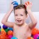 Balls for a dry pool with a pattern, ball diameter 7.5 cm, set 150 pieces, multi -colored