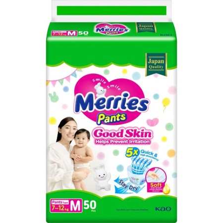 Merries Good Skin Mesters, 7-12 kg, 50 pcs-1