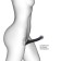 Strapon Strap-on-Me Semi-Raalistic bearing, Black S, 17 cm