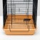 The cage for rodents "Pigzon" No. 9, with 3 floors, without filling, 33 x 24 x 38 cm, beige