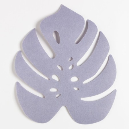 Decorative napkin "Tropics" gray, 36.5 x 30 cm, 100% p/e, felt-1