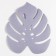 Decorative napkin "Tropics" gray, 36.5 x 30 cm, 100% p/e, felt