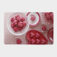 Serving napkin on the table 