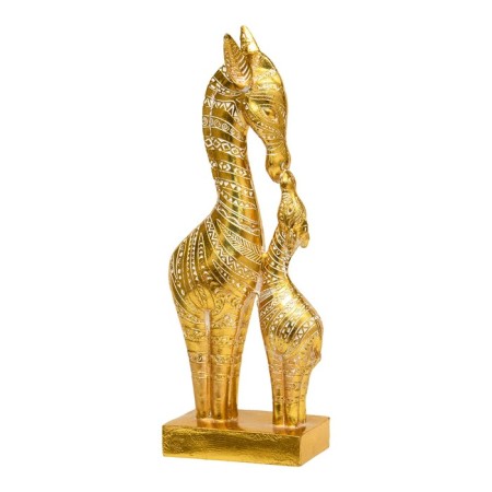 Decorative "zebras", 140 × 65 × 350 mm, gold color