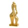 Decorative "zebras", 140 × 65 × 350 mm, gold color