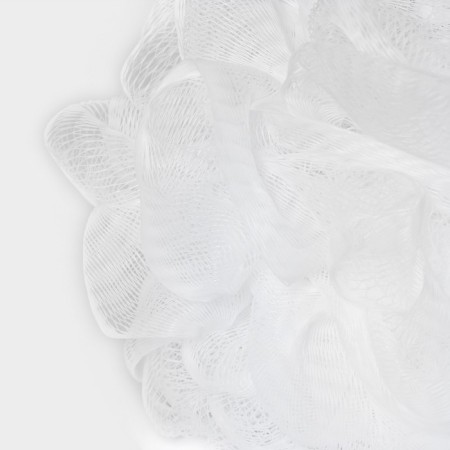 Washcloth - body ball of Cupellia spa, 50 g, white color-3