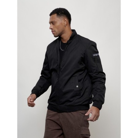 Male bomber, size 58, black color-7