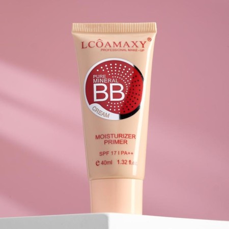 LcoMaxy BB core, beige tone with a pink tint, 40 ml