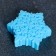 New Year's figure soap "Snowflake" Blue 71g, 7x7x2cm