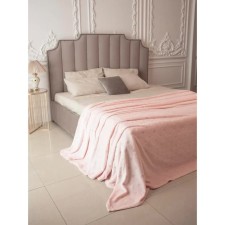Blanket - peas blanket, size 200x220 cm, pink color