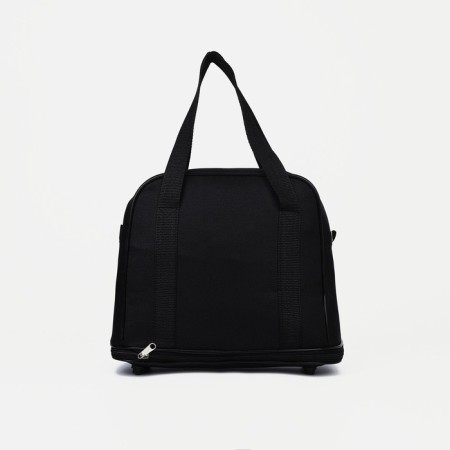 Lightning bag, with an increase, external pocket, black color-1