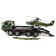 Military tractor "Shield", with a helicopter