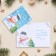 Postcard "Happy New Year!" glitter, snowman, 18 x 12 cm
