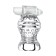 Masturbator Unrealistic Lingam byfa Shakti, TPE, Transparent, 9 cm