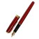 Gift feathers in the leatherette case PB S, brick body with gold