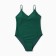 Swimsuit Asseting female monophonic minku color green, size 46