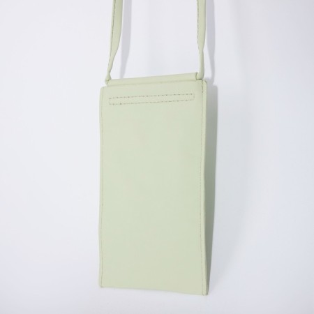 Cross-Bodi bag without fastening, green color-1