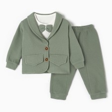 A set for a boy, the color is green, height 68 cm