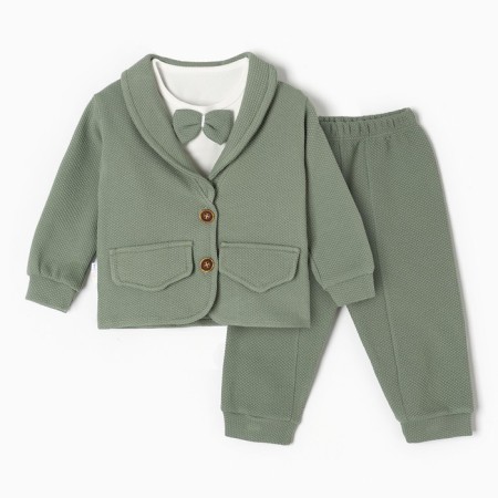 A set for a boy, the color is green, height 68 cm
