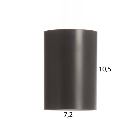 Roll Lamp GU10 10W black-silver 7.3x7.3x10.3 cm-3