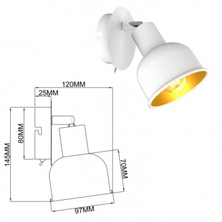 Lamp Esmeeree 7056-701 1he14 40W-4