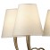 Suspended chandelier Mantra Paola, E14, 5x20W, 532 mm, matte gold color