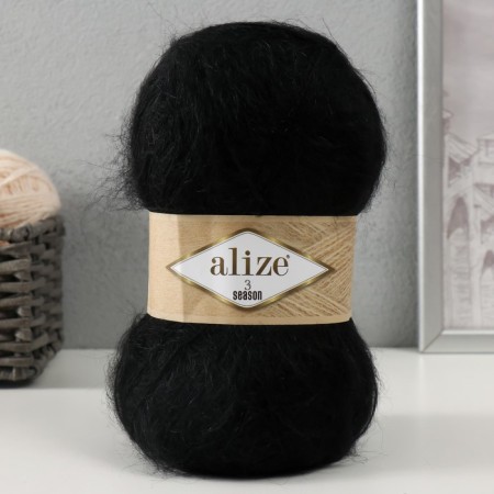 Yarn "3 Season" 51% acrylic, 25% moher, 24% wool 500m/100g (60-hour)