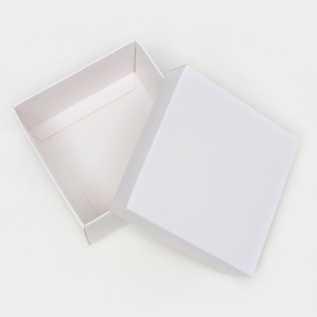 The box is folding, the lid is, white, 10 x 10 x 5 cm-2