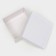 The box is folding, the lid is, white, 10 x 10 x 5 cm