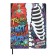 School diary for grades 1-11, Skeleton Street, solid cover, artificial leather, lies, universal cheat sheet, 48 sheets, block 80g/m2